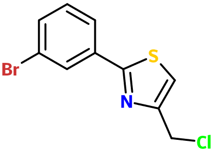 (图片) MC005018 2-(3-Bromophenyl)-4-(chloromethyl)-1,3-thiazole